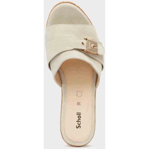 Scholl Sandalettes Janelle Suede - Zandkleur