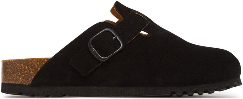 Scholl - Fae Suede - Klomp - Black