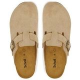 Scholl - Fae Suede - Klomp - Dark Beige - Suède - Verstelbare Gesp
