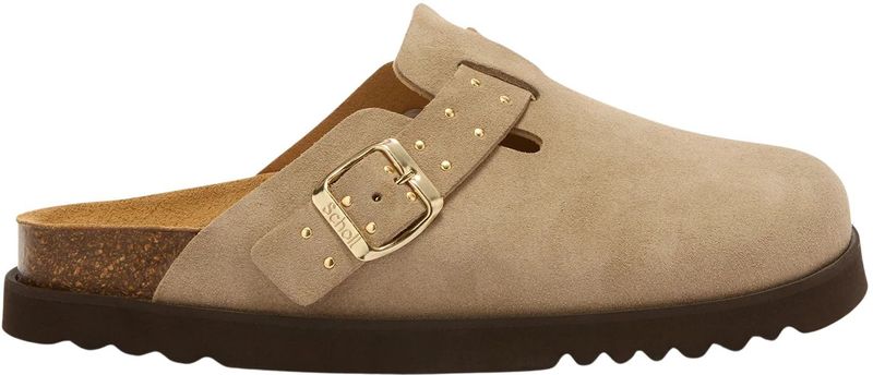 Scholl - Benny - Clogs - Beige - Suède