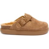 Scholl - Fae Chunky Sabot - Beige - Dames - Leer