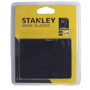 STANLEY 2000 E11 - Veiligheidsglas voor Lasmasker - 75x98 mm - 2 stuks