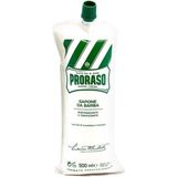 Proraso - Groen Scheerzeep - 500ml - Eucalyptusolie - Menthol