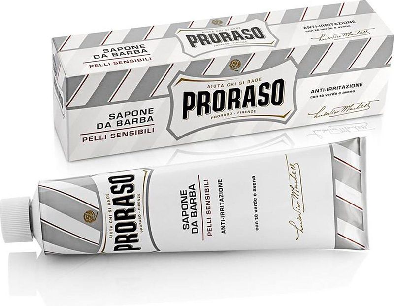 Proraso - Sensitive Scheercrème - 150 ml - Plantaardige Ingrediënten