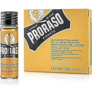 Baard Olie Yellow Proraso Warm (4 x 17 ml)