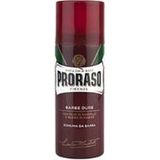 Proraso Red Barbe Dure scheerschuim, per stuk verpakt (1 x 400 ml)