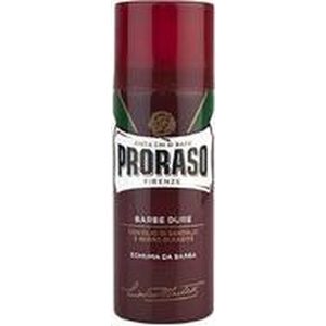 Proraso Red Barbe Dure scheerschuim, per stuk verpakt (1 x 400 ml)