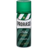 Proraso Scheerschuim Groen 400 ml.