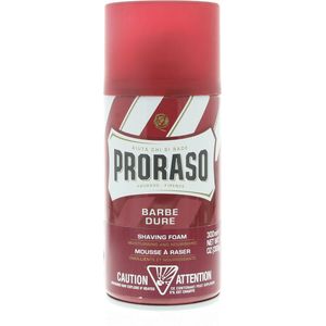 Proraso - Mousse Rood - Scheerschuim - Voor Zware Baardgroei