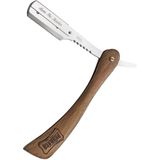 Proraso - Shavette Scheermes - Walnoot - Roestvaststaal