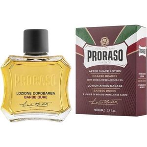 Proraso Sandalwood Aftershave Lotion 100 ml (voor zware baardgroei)