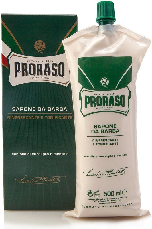 Proraso - Professional Shaving Cream Refresh - Scheercrème - Verfrissend - Natuurlijke Ingrediënten