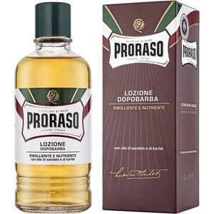 Proraso - Sandalwood After Shave Lotion - Kalmerende Lotion - Shea Boter - Sandalwood Olie