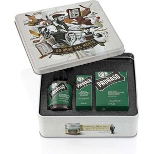 Proraso - Giftbox Beard - Geschenkset - Eucalyptus - Menthol - Natuurlijke Oliën