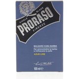 Proraso - Baardbalsem - Azur & Lime - 100ml - Hydrateert en Voedt