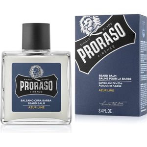 Proraso - Baardbalsem - Azur & Lime - 100ml - Hydrateert en Voedt