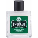 Proraso 400373 Baardbalsem GREEN Refreshing - klassieker met menthol en eucalyptus - voor normale hui, 100 ml,eén maat,kleur