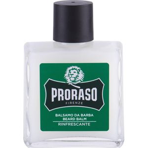 Proraso 400373 Baardbalsem GREEN Refreshing - klassieker met menthol en eucalyptus - voor normale hui, 100 ml,eén maat,kleur