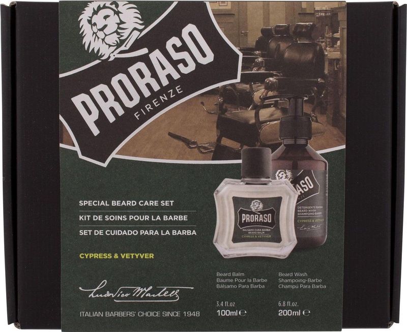 Proraso - Set Beard Classic - Baardverzorgingsset - Cypress en Vetyver
