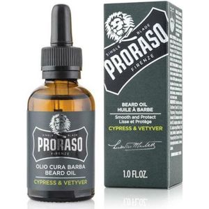 Baard Olie Proraso Cypress & Vetyver (30 ml)