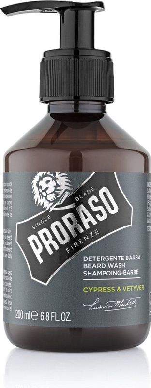 Proraso - Cypress-Vetyver - Baardreiniging - 200 ml