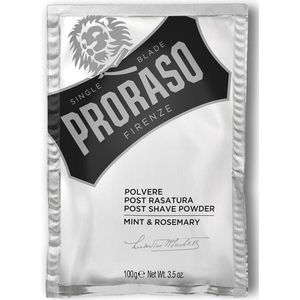 Proraso talkpoeder Mint & Rosemary 100gr