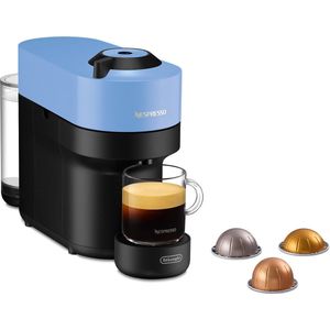 Delonghi ENV 90 Nespresso Vertuo Pop Blau Ausseller | Pad-Kaffeemaschine | 1260 Watt | über drei verschiedene Kaffeekapselgrößen | gebrühter Nespresso-Kaffee & dichter Crema