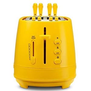 Dè Longhi CTLAP2203 broodrooster met tangen, 550 W, geel