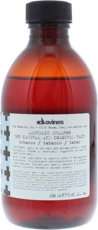 Davines - Alchemic Shampoo Tobacco - Hydraterende Shampoo - 280 ml