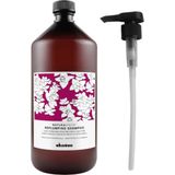 Davines - Natural Tech - Replumping Shampoo - 1000 ml - Beschermingsshampoo voor Droog en Breekbaar Haar