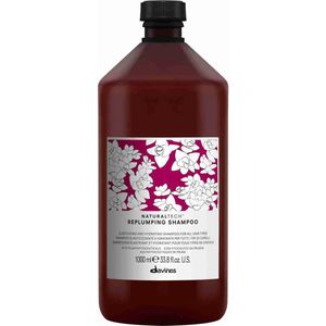 Davines - Natural Tech - Replumping Shampoo - 1000 ml - Beschermingsshampoo voor Droog en Breekbaar Haar