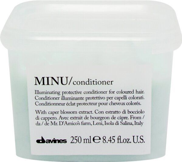 Davines - MINU Conditioner - 250ml - Voor Gekleurd Haar - Glans & Kleurbehoud