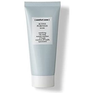 Comfort Zone Active Pureness Clay Mask - 60ml Fles - Romig Kleimasker - Met Caolin, Groene Klei - Matterende, Zuiverende - Stralende Huid - Veganistisch - Vermindert Verschijning van Poriën - Natuurlijke Ingrediënten