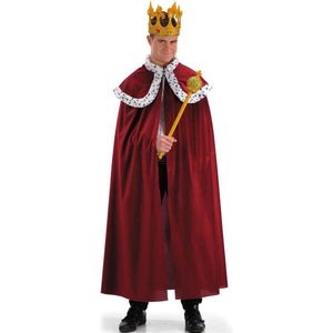 Carnival Toys Verkleedcape Venetië 140 Cm Satijn Goud