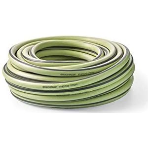 G.F. Srl RECO slang, 25 m irrigatieslang Ø 5/8 inch van gerecycled kunststof, ultramemory-structuur, anti-verdraaiing, uv-bestendig, anti-algen, gemaakt in Frankrijk, kleur limoengroen