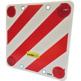 Carpoint - Markeringsbord - Rood-Wit - Kunststof - Inclusief Reflectoren