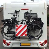 Carpoint - Markeringsbord - Rood-Wit - Kunststof - Inclusief Reflectoren