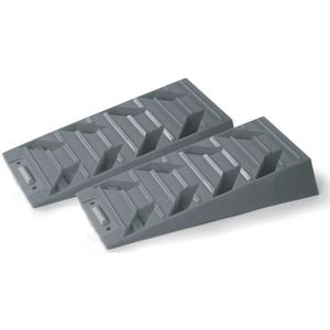 Level Pro - Niveaublokken - Grijs - Set van 2 - Maximaal Draagvermogen 5 Ton