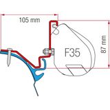 Fiamma Kit VW T6 Kepler luifel Adapter voor Fiamma F35