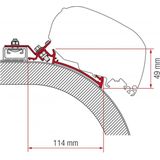 Fiamma Rapido Distinction luifel adapter voor Fiamma F80/F65 490 cm