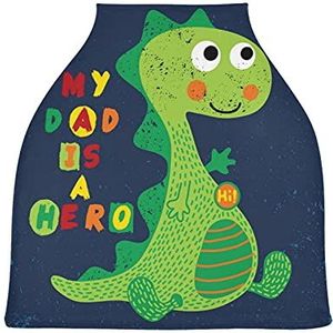 Baby Green Dinosaurus Stretchy Baby Auto Stoelhoes, Canopy Nursing Covers, Zachte Ademend Winddicht Sjaal Changepad voor Winter Baby Borstvoeding Jongens