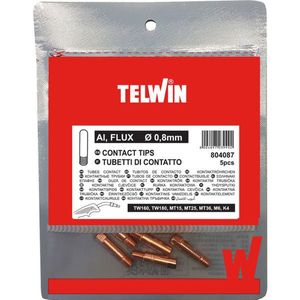 Telwin 804087 Contactbuisjes voor MIG-MAG-toorts D.0.8 AL/FLUX