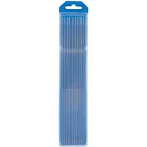 TEN-HIGH TIG wolfraamelektroden, 2% lanthaan, WL20 (blauw), 1,6 mm x 175 mm, 10 stuks per verpakking