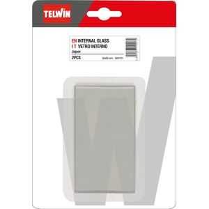 TELWIN - Lashelm Beschermglas 2 stuks - 2PZ INTERNAL GLASS PROTECT. KIT 50X095MM