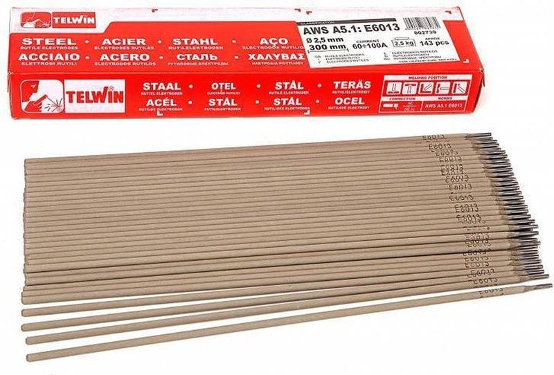 TELWIN - Rutiel laselektroden voor lassen staal in doos - RUTILE ELECTRODES D.3,2MM 4KG