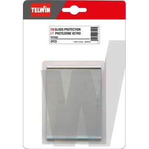 TELWIN - Lashelm Beschermglas 2 stuks - 2PZ EXTERNAL GLASS PROTEC. KIT 114X134MM