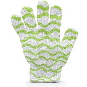 Peeling & Scrubhandschoen - Paars/Wit - Voordeelset 2 Stuks