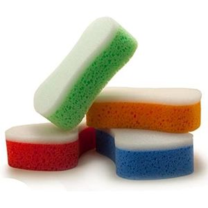 martini SPA - Massage Color Badschwamm, Tonic, Revitalisierung, PU, verschiedene Farben, Violine, 14 g, 1 Stück