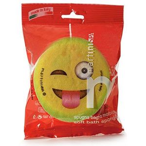martini SPA - Massage Color Fruit Emoticons, polyurethaan en microvezel, gesorteerd, 11,5 x 3,5 cm, 75 g, 1 stuk, 1 stuk