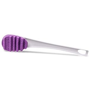 martini SPA - Hygiëne + lichaamsborstel met spons van polyurethaan, zilverionen, willekeurige kleur, 45 x 8,5 x 4,5 cm, 90 g, 1 stuk